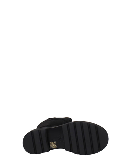 Stuart Weitzman Black Leather Over The Knee