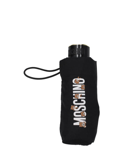 Moschino Black Polyester Umbrellas
