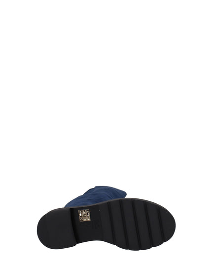 Stuart Weitzman Blue Leather Over The Knee