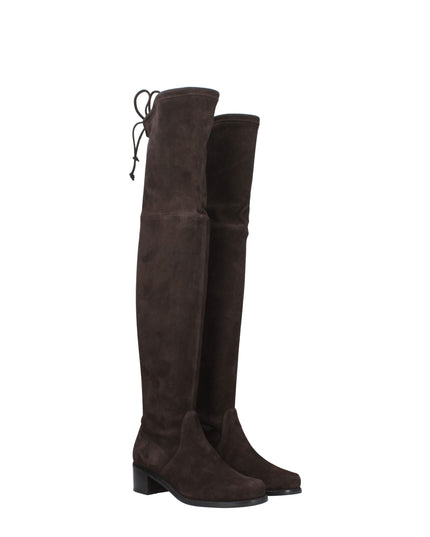 Stuart Weitzman Brown Leather Over The Knee