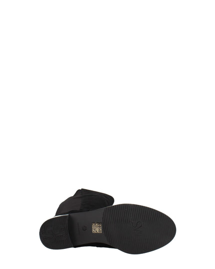Stuart Weitzman Black Leather Over The Knee