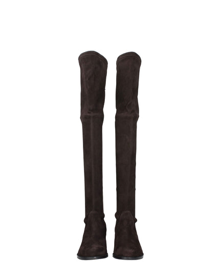 Stuart Weitzman Brown Leather Over The Knee