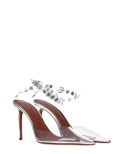 Amina Muaddi Transparent Pvc High Heel Pumps