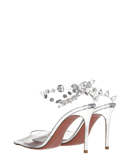 Amina Muaddi Transparent Pvc High Heel Pumps