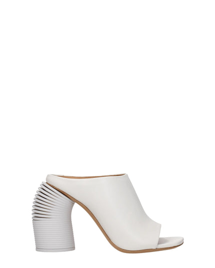 Off-White White Leather Platforms