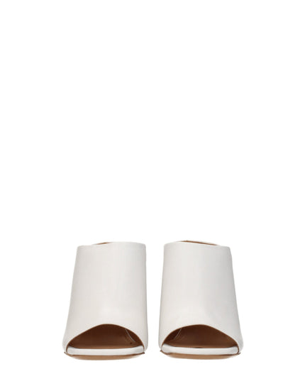 Off-White White Leather Platforms