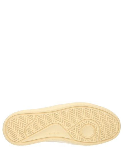 Jil Sander White Leather Low Top Sneakers