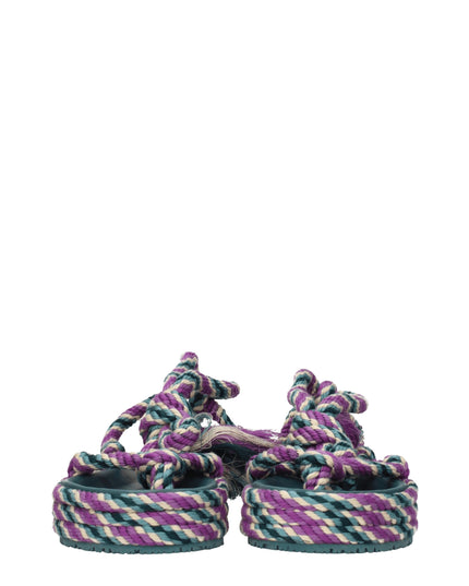 Isabel Marant Multicolor Fabric Sandals