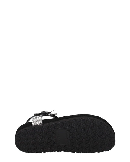 Isabel Marant Black Leather Flip-Flop Sandals