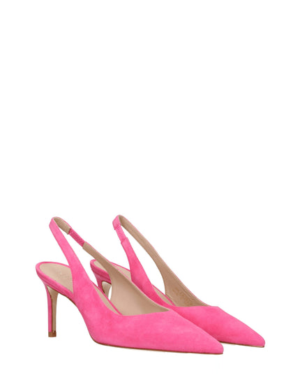 Stuart Weitzman Pink Leather High Heel Pumps