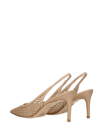 Stuart Weitzman Beige Leather High Heel Pumps