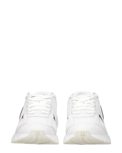 Givenchy White Fabric Athletic Sneakers