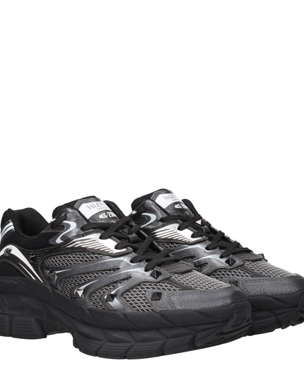 Valentino Garavani Black Fabric Athletic Sneakers