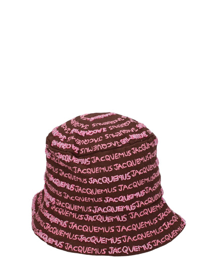 Jacquemus Brown Cotton Bucket Hat