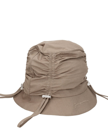 Jacquemus Beige Cotton Bucket Hat