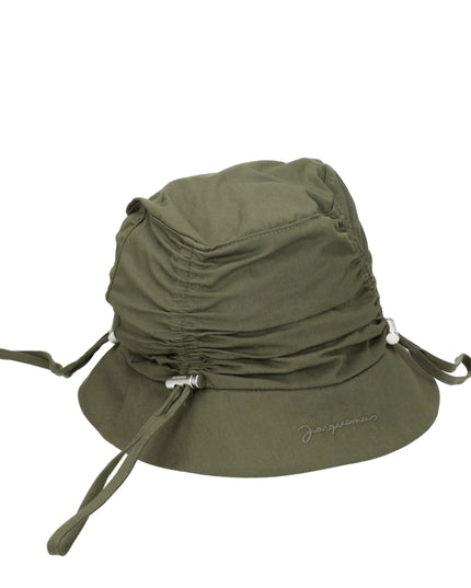 Jacquemus Green Cotton Bucket Hat
