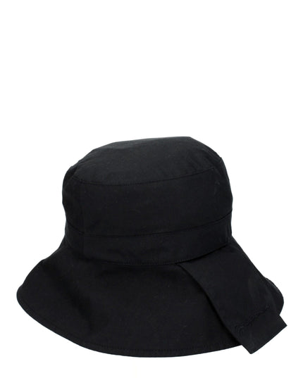 Jacquemus Black Cotton Bucket Hat