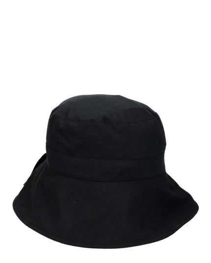 Jacquemus Black Cotton Bucket Hat