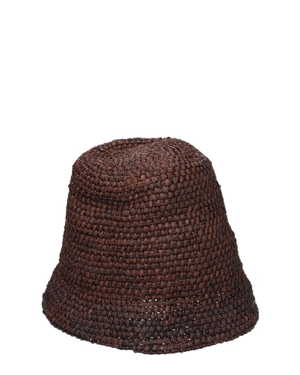 Jacquemus Brown Raffia Bucket Hat
