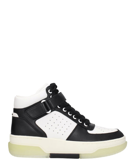 Amiri Black Leather High Top Sneakers