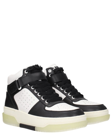 Amiri Black Leather High Top Sneakers