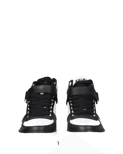 Amiri Black Leather High Top Sneakers