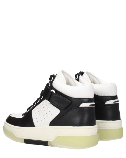 Amiri Black Leather High Top Sneakers