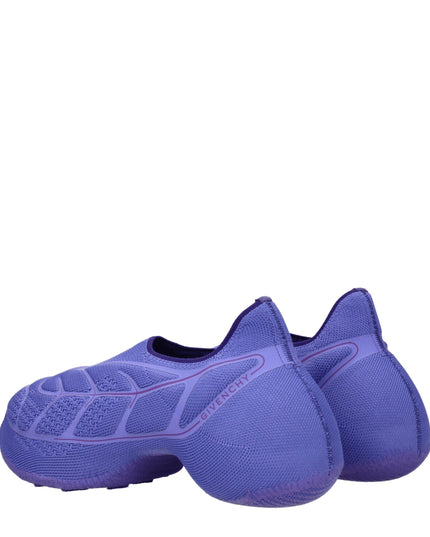 Givenchy Purple Fabric Slip-On Loafers