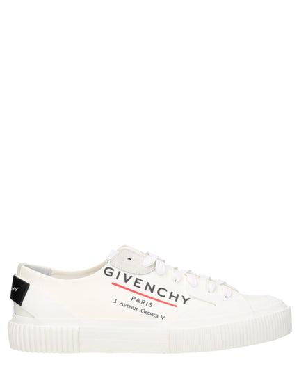 Givenchy Beige Fabric Low Top Sneakers