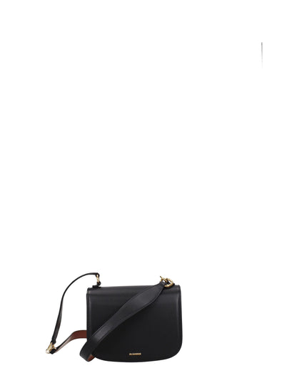 Jil Sander Black Leather Handbag