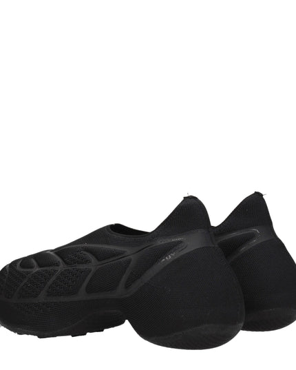 Givenchy Black Fabric Slip-On Loafers