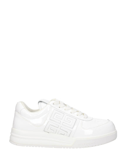 Givenchy White Leather Low Top Sneakers