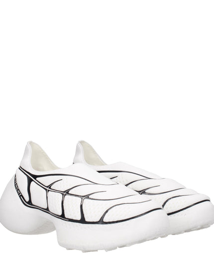 Givenchy White Fabric Low Top Sneakers