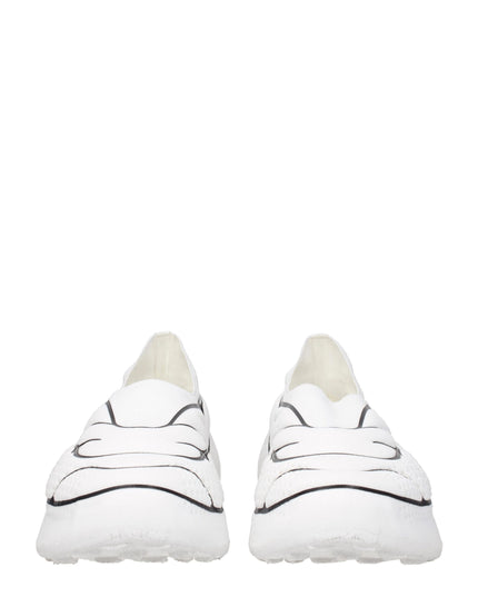 Givenchy White Fabric Low Top Sneakers