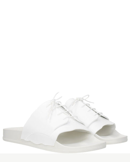 Maison Margiela White Cotton Slippers