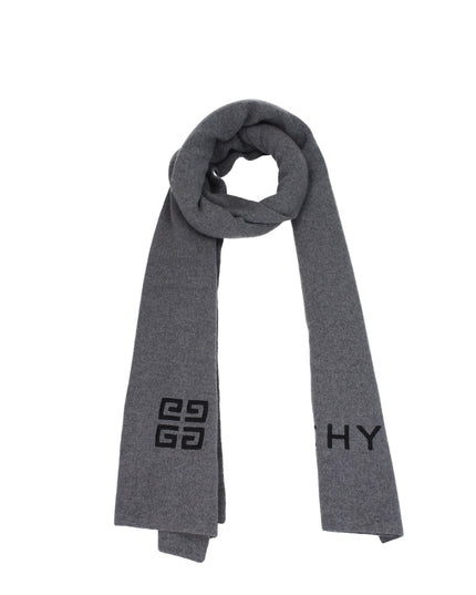 Givenchy Gray Wool Scarf