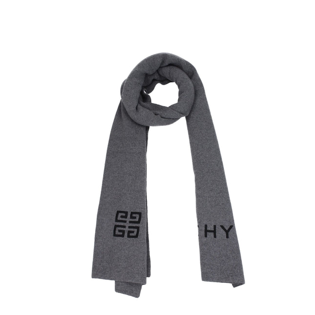 Givenchy Gray Wool Scarf