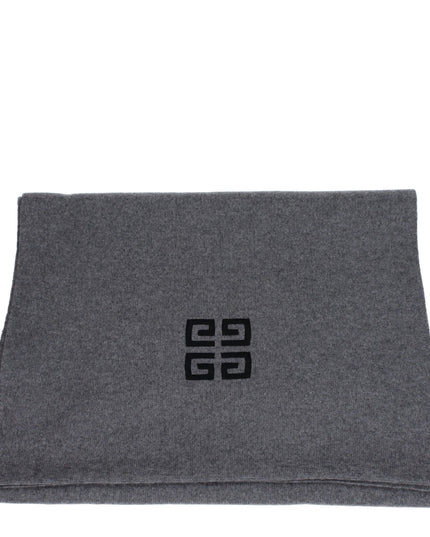 Givenchy Gray Wool Scarf