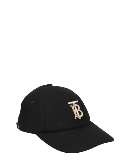 Burberry Black Cotton Cap (Baseball Hat)