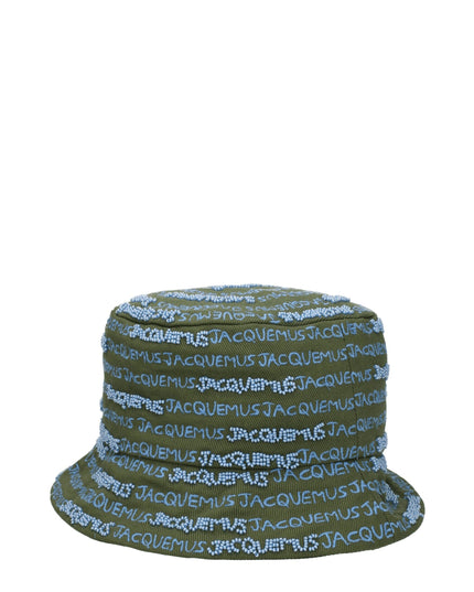 Jacquemus Green Cotton Bucket Hat