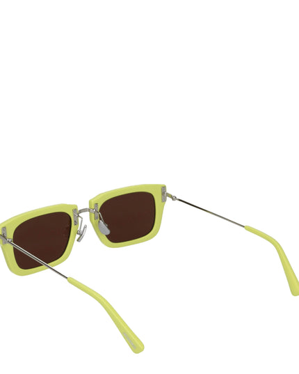 Jacquemus Yellow Acetate Sunglasses