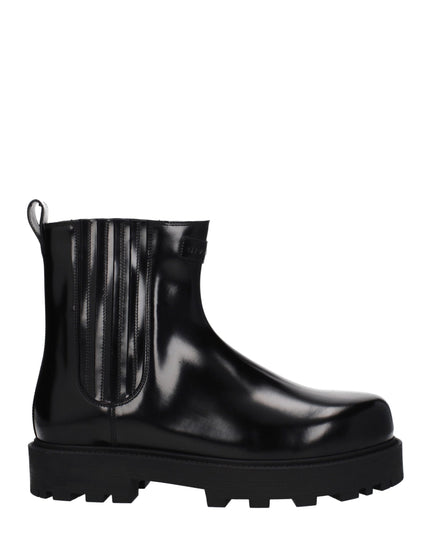 Givenchy Black Leather Ankle Boots