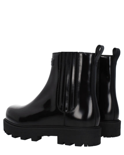 Givenchy Black Leather Ankle Boots