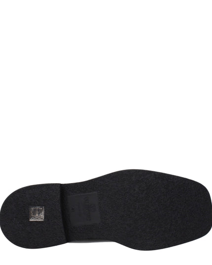 Valentino Garavani Black Leather Ankle Boots