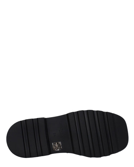 Dolce & Gabbana Black Leather Slip-On Loafers