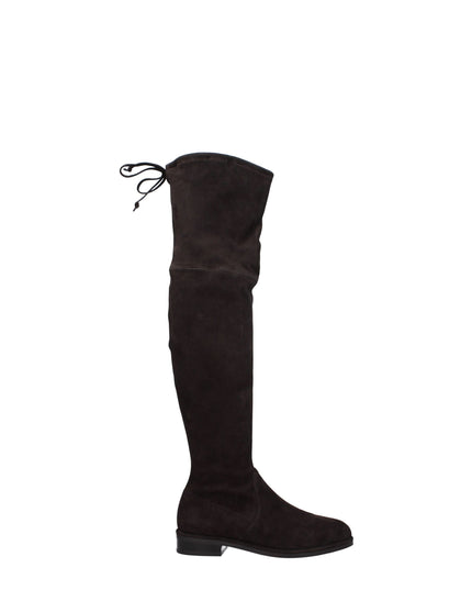 Stuart Weitzman Brown Leather Over The Knee