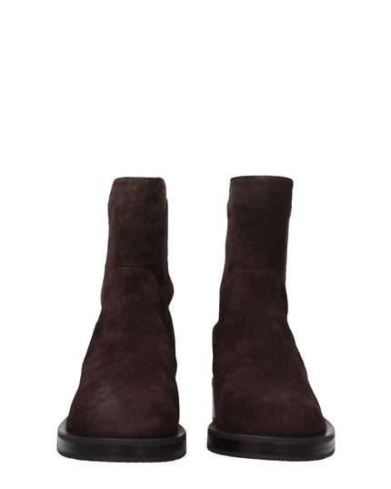 Stuart Weitzman Brown Leather Ankle Boots
