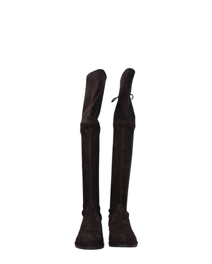 Stuart Weitzman Brown Leather Over The Knee