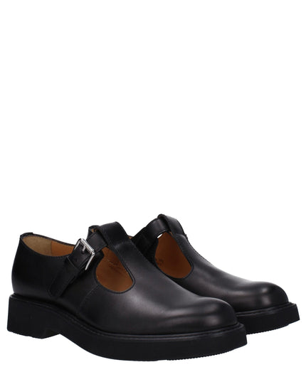 Church's Black Leather Oxfords And Derbies