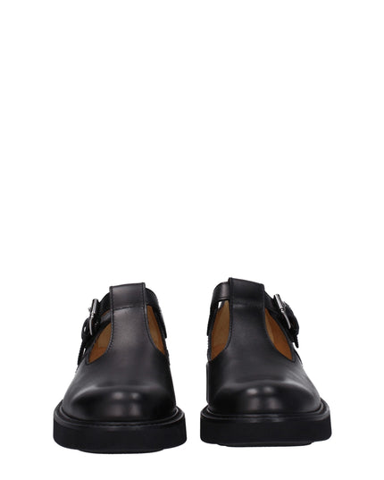 Church's Black Leather Oxfords And Derbies